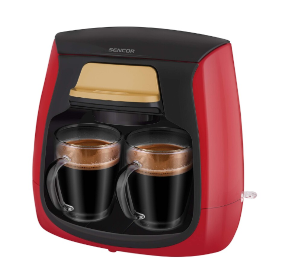 Sencor 0.3L Coffee Machines 500W Red