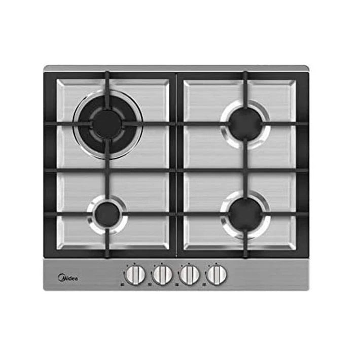 Midea 60cm 4-Burner Gas Cooktop - Stainless Steel