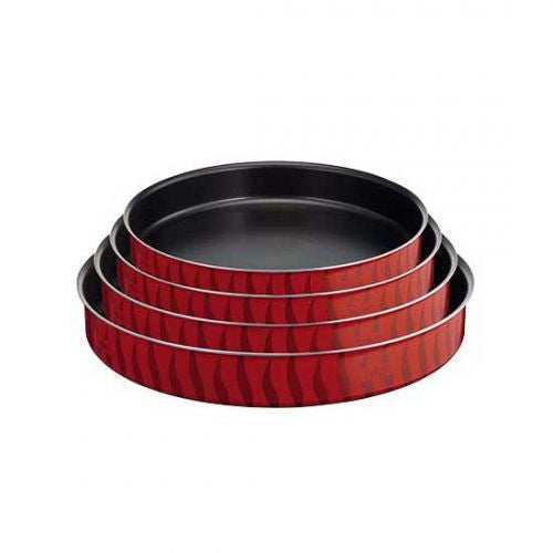Tefal Tempo Flame Ovenware - Set 4 Kebbe Dishes 28/30/34/38