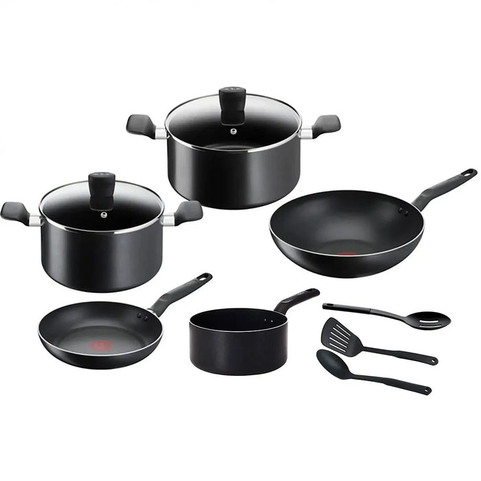 Tefal SUPERCOOK G6 SET 10pcs BLACK