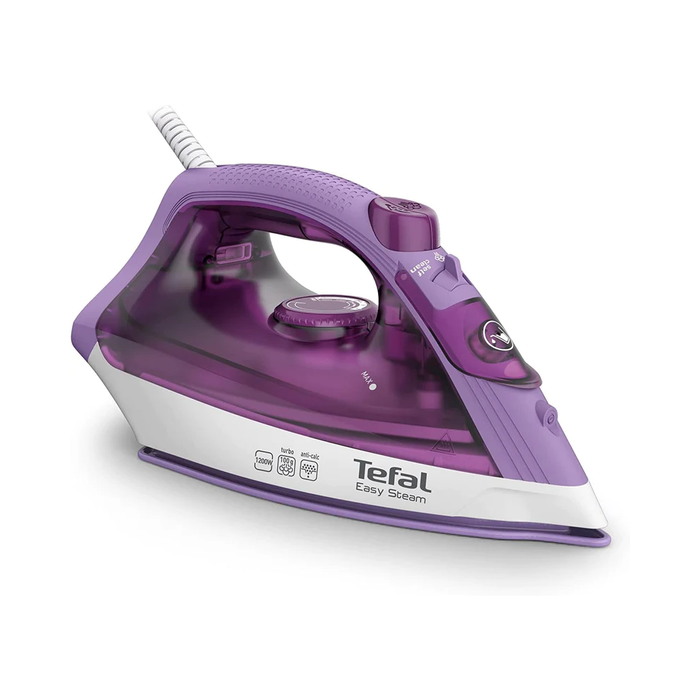Tefal Easy Steam Dj Lilac بنفسجي. مين مين سول سيراميك. مقاوم للترسبات الكلسية