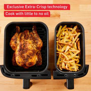 Tefal Dual Easy Fry. W Basic. 6p. 50 Hz