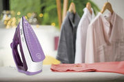 Tefal Easy Steam Dj Lilac بنفسجي. مين مين سول سيراميك. مقاوم للترسبات الكلسية