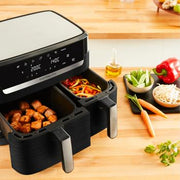 Tefal Dual Easy Fry. W And Ss. 6p. 50 Hz